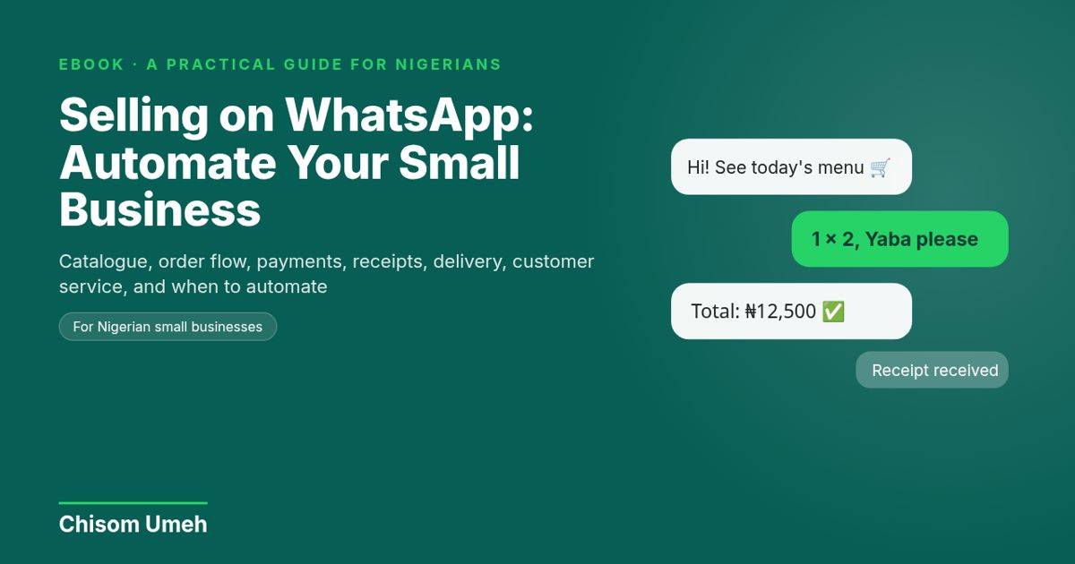 Selling on WhatsApp: Automate Your Small Business